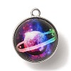 Galaxy Theme Luminous Glass Ball Pendants GLAA-D021-01P-09-1