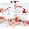 6 Pairs 6 Colors Zinc Alloy One-click Hook Buckle for Canvas Sports Shoes FIND-GF0004-54-6