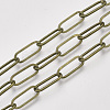 Unwelded Iron Paperclip Chains CH-S125-02A-AB-1