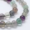 Natural Fluorite Beads Strands X-G-E484-01-3