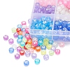 600Pcs 12 Colors Transparent Acrylic Beads TACR-YW0001-34-6