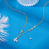 10Pcs 925 Sterling Silver Micro Pave Clear Cubic Zirconia Connector Charms STER-PH0004-14-3