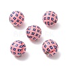 Independence Day Themes Wood European Beads WOOD-I014-01A-2