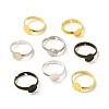 Mixed Adjustable Brass Pad Ring Findings EC541-M-RS-1