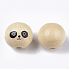 Natural Wood European Beads X1-WOOD-S055-16B-2