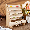 Detachable Wooden Jewelry Tower Display Stands for Earrings Bracelets Watches ODIS-WH0043-265-4