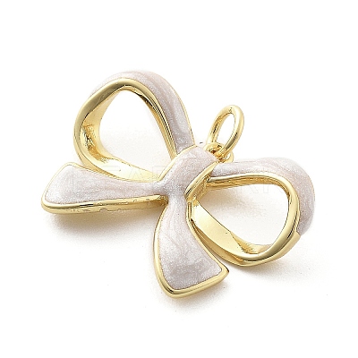 Brass Enamel Pendants KK-Q029-05G-03-1