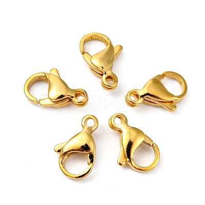 304 Stainless Steel Lobster Claw Clasps STAS-R050-13x8mm-02-1