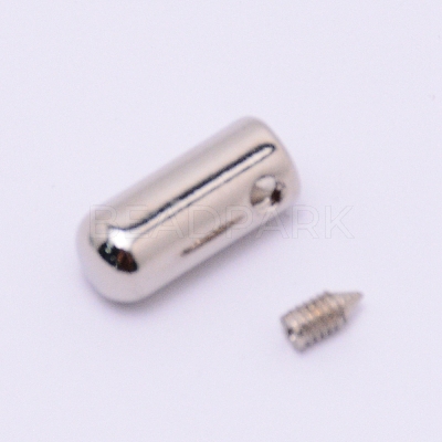 Zinc Alloy End Caps PALLOY-WH0072-45P-1