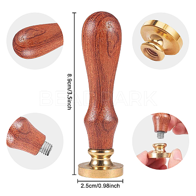 Wax Seal Stamp Set AJEW-WH0208-1186-1