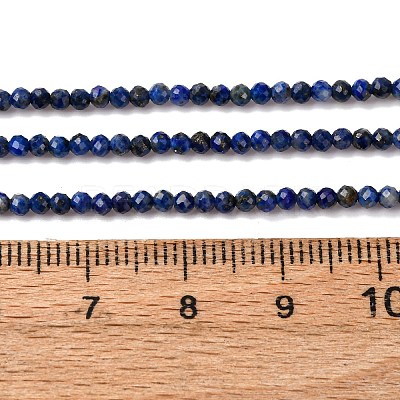 Natural Lapis Lazuli Beads Strands G-D165-B-2mm-1