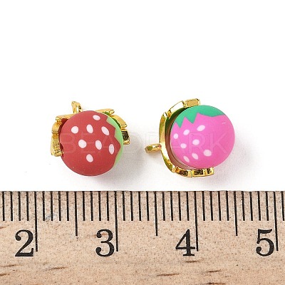 Handmade Polymer Clay Pendants CLAY-I012-04G-1