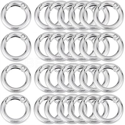 Zinc Alloy Spring Gate Rings FIND-SP0001-08A-1