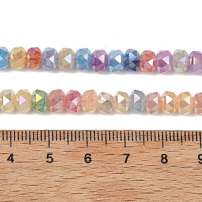 Imitation Jade Glass Beads Strands EGLA-F167-03A-01-1