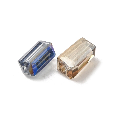 Electroplate Glass Beads EGLA-J023-8x4mm-M-1