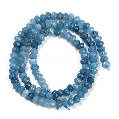 Natural White Jade Beads Strands G-Z069-01W-1