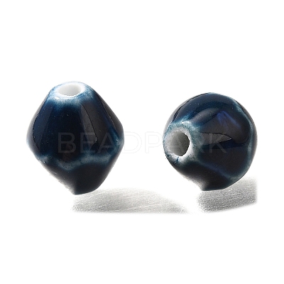 Vintage Style Glazed Ceramic Porcelain Beads PORC-H013-01-10-1