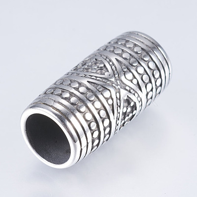 304 Stainless Steel Tube Beads STAS-I076-086AS-1