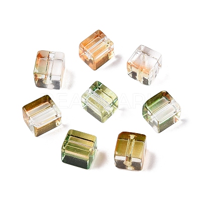 Baking Paint Transparent Glass Beads LS-DGLA-N005-01A-01-1