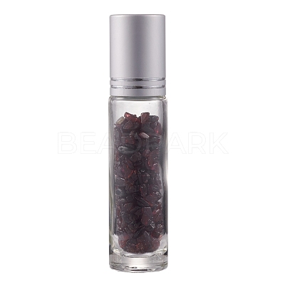 Natural Garnet Chip Bead Roller Ball Bottles AJEW-H101-01K-1
