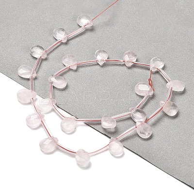 Natural Rose Quartz Beads Strands G-Q167-A05-01-1