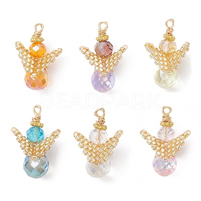 Glass Pendants PALLOY-MZ00955-1
