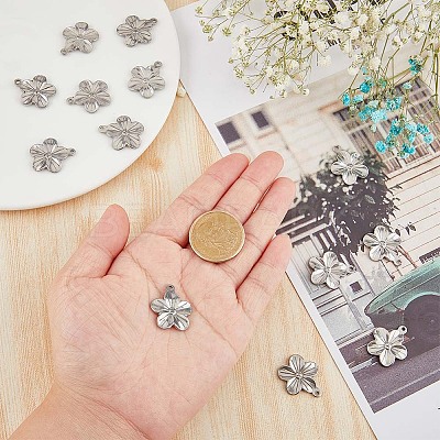 304 Stainless Steel Pendants STAS-DC0011-78-1
