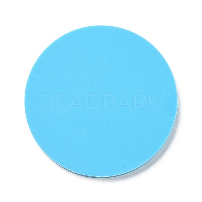 DIY Mother's Day Theme Flat Round Pendant Silicone Molds LS-SIMO-H010-02G-1