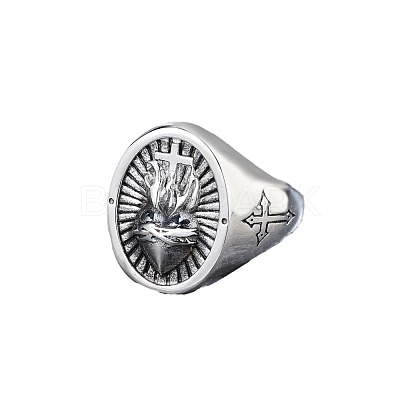 304 Stainless Steel Finger Rings FS-WGFCA3B-03-1
