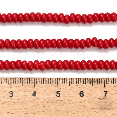 Synthetic Turquoise Beads Strands G-Z110-B01-2x4mm-02-1