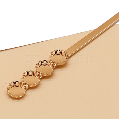 Brass Hair Fork Findings PW-WGF4DEE-01-1