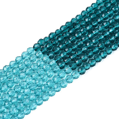 Transparent Glass Beads Strands GLAA-N074-01A-11-1