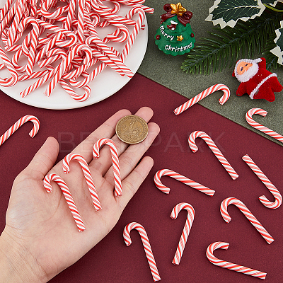 50Pcs Christmas Plastic Cabochons KY-DC0001-19-1