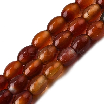 Natural Red Agate Beads Strands G-F801-F01-01A-1