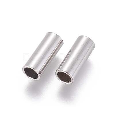 Tarnish Resistant 304 Stainless Steel Tube Beads STAS-F205-03P-G-1
