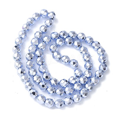 Electroplated Synthetic Non-magnetic Hematite Beads Strands G-B132-B01-01G-1