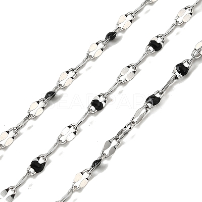 304 Stainless Steel Dapped Chains CHS-H036-01P-08-1