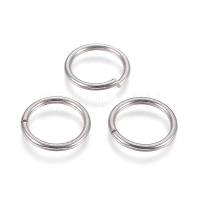 Tarnish Resistant 304 Stainless Steel Saw Cut Open Jump Rings STAS-P212-25P-04-1