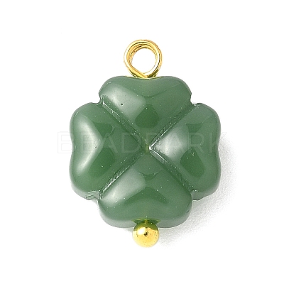 3Pcs 3 Colors Spray Painted Glass Pendants PALLOY-JF03522-02-1