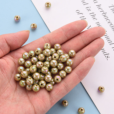 Opaque Acrylic Beads MACR-S370-D8mm-29-1