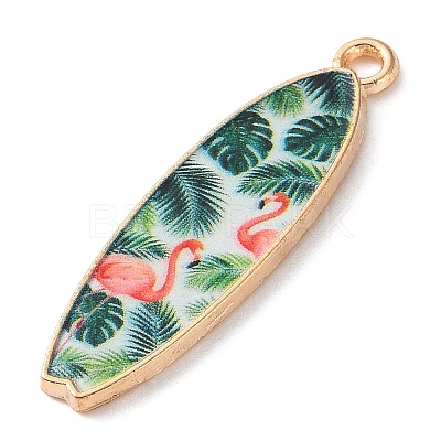Printed Alloy Pendants AL-CBAFB12-01G-1