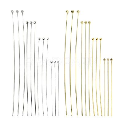 Brass Ball Head Pins KK-YW0002-26D-P-1