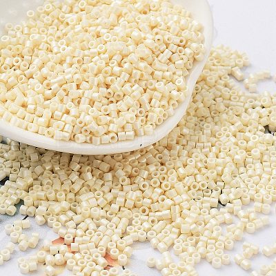Baking Paint Glass Seed Beads SEED-S042-15B-25-1