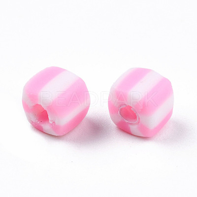 Handmade Polymer Clay Beads Strands CLAY-N010-074-08-1