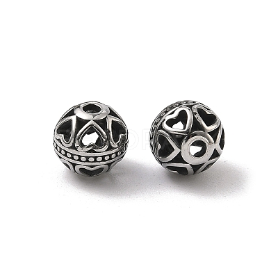 Retro 316 Surgical Stainless Steel Beads STAS-L307-17AS-05-1