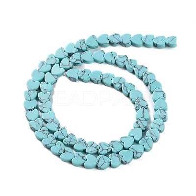 Synthetic Turquoise Beads Strands G-M403-A29-02-1