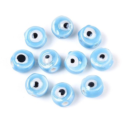 Handmade Porcelain Ceramic Beads PORC-T006-04P-01-1