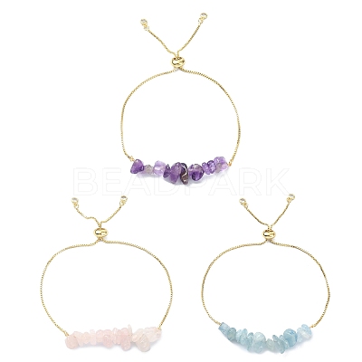 Brass Slider Bracelet BJEW-JB09335-1