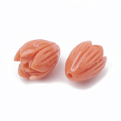 Dyed Synthetic Coral Beads CORA-N002-B-04G-1