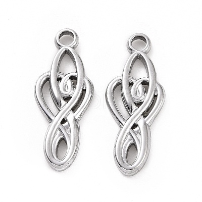 Non-Tarnish 304 Stainless Steel Pendants STAS-C003-13P-1